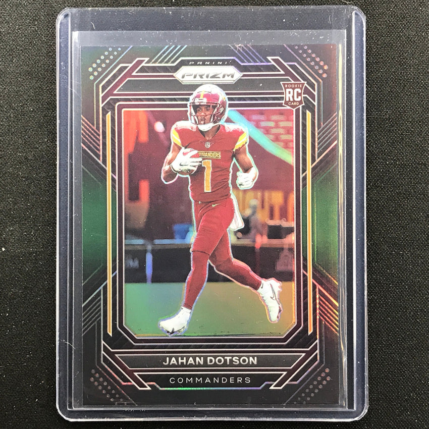 2022 Chronicles Jahan Dotson Prizm Black Rookie Green 18/49