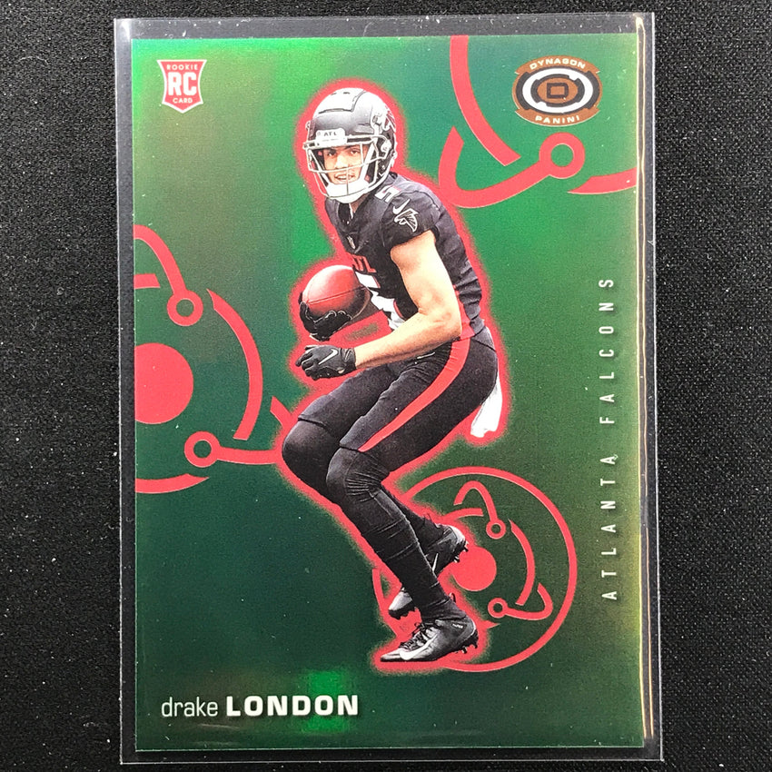 2022 Chronicles Drake London Dynagon Rookie Green 27/49