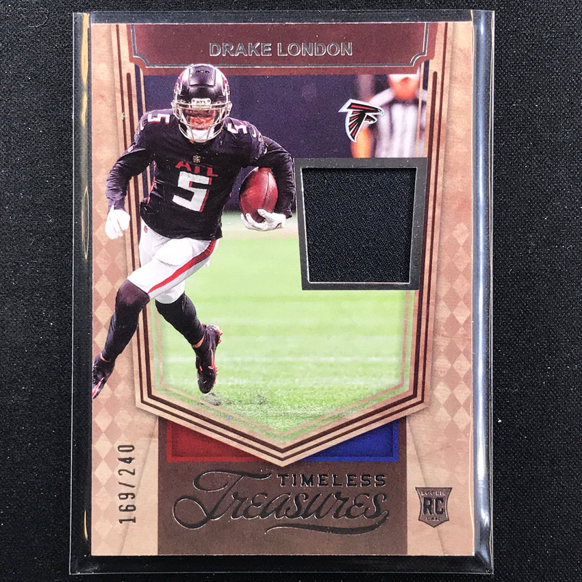 2022 Chronicles Drake London Timeless Treasures Rookie Jersey /240