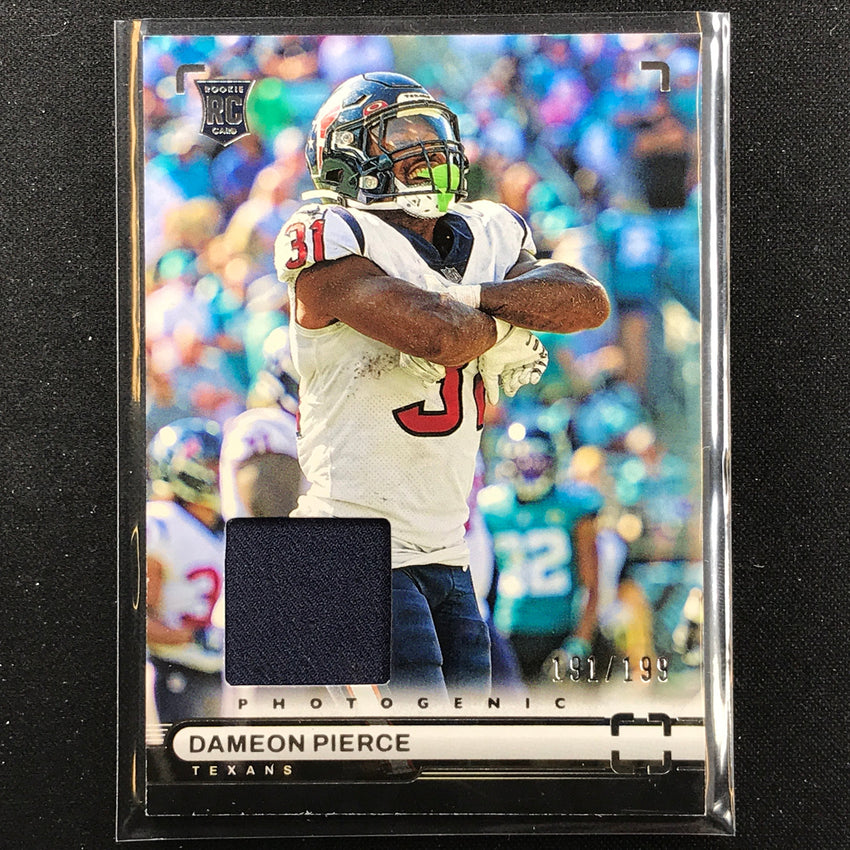 2022 Chronicles Dameon Pierce Photogenic Rookie Jersey /199