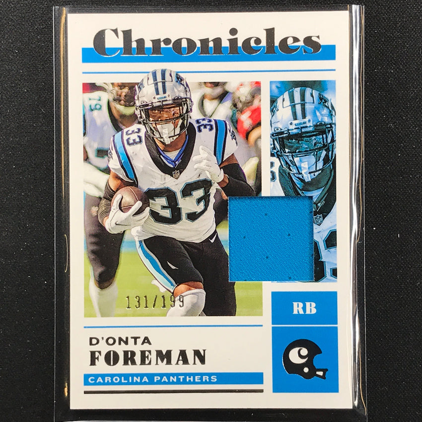 2022 Chronicles Donta Foreman Chronicles Base Jersey /199