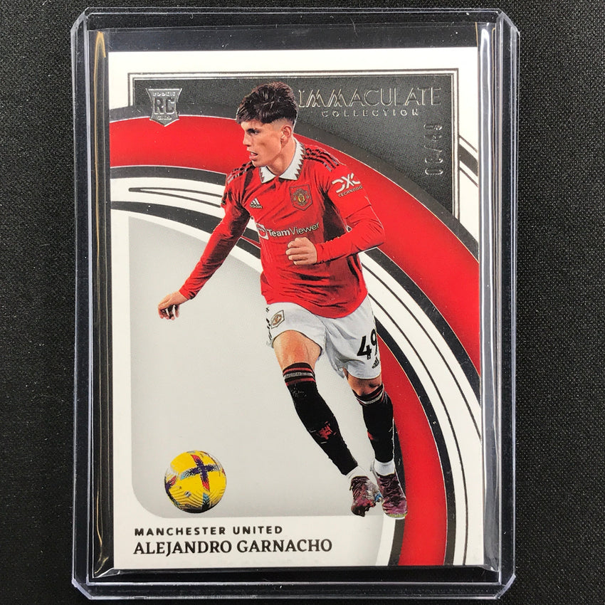 2022-23 Immaculate Alejandro Garnacho Rookie Base Silver 8/49