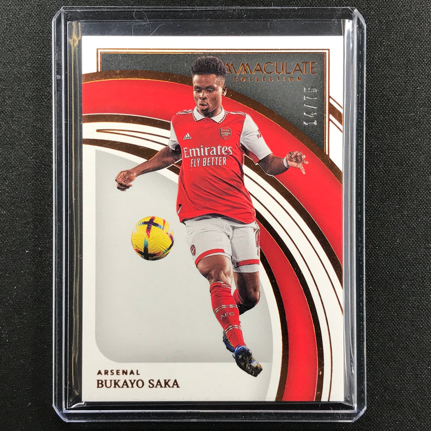 2022-23 Immaculate Bukayo Saka Base Bronze 14/75
