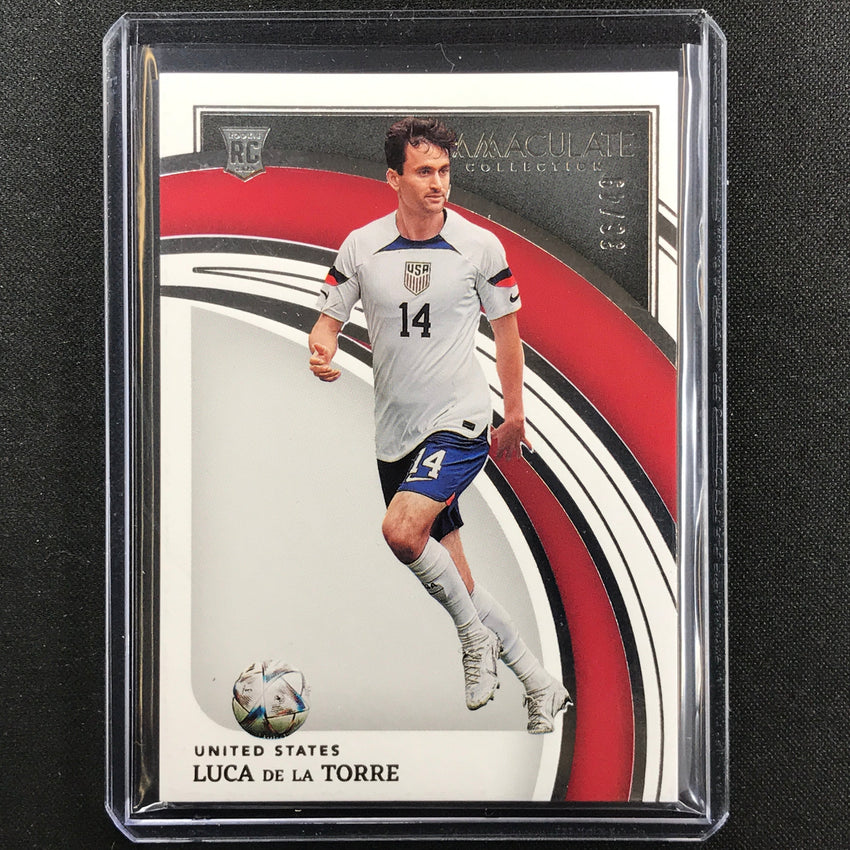 2022-23 Immaculate Luca De La Torre Rookie Base Silver 36/49