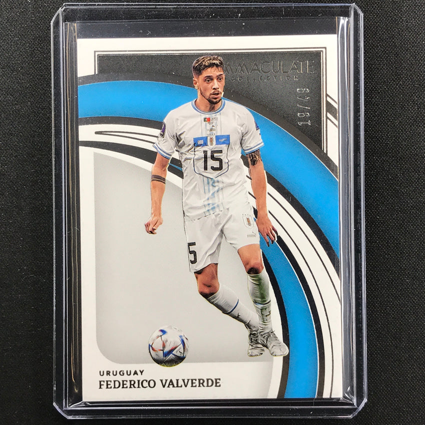 2022-23 Immaculate Federico Valverde Base Silver 19/49