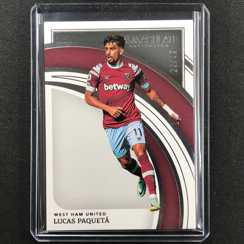 2022-23 Immaculate Lucas Paqueta Base Silver 22/49