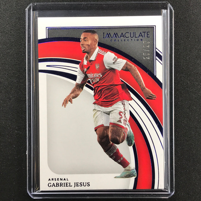 2022-23 Immaculate Gabriel Jesus Base Sapphire 25/25