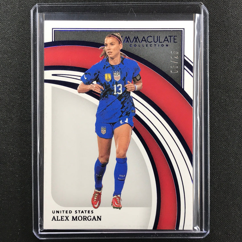 2022-23 Immaculate Alex Morgan Base Sapphire 6/25