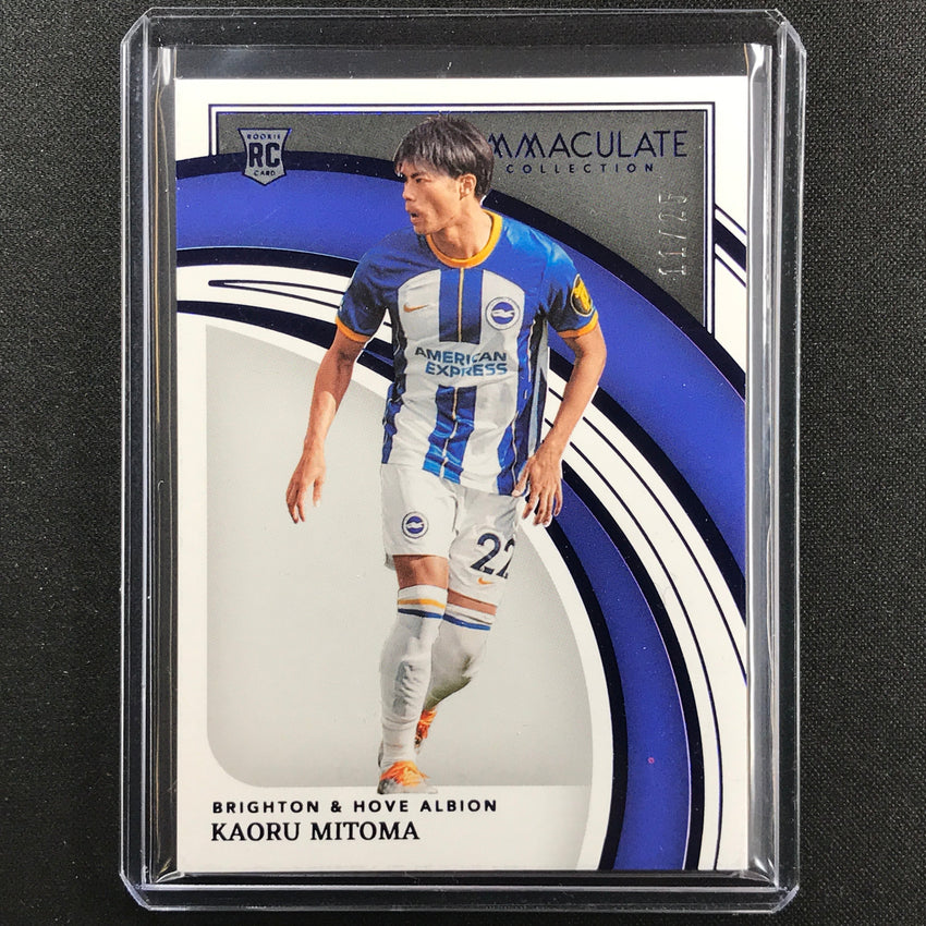 2022-23 Immaculate Kaoru Mitoma Rookie Base Sapphire 11/25