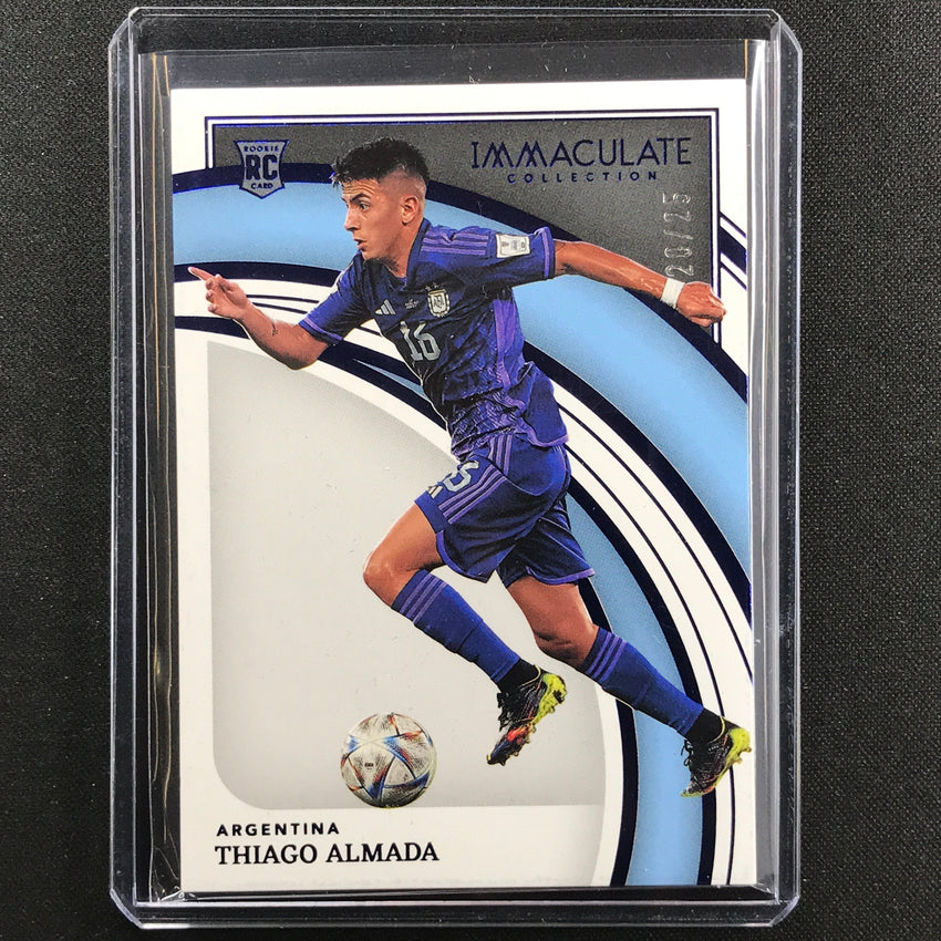 2022-23 Immaculate Thiago Almada Rookie Base Sapphire 20/25