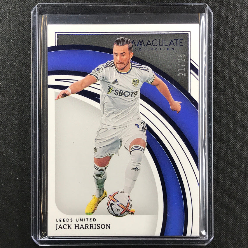2022-23 Immaculate Jack Harrison Base Sapphire 21/25