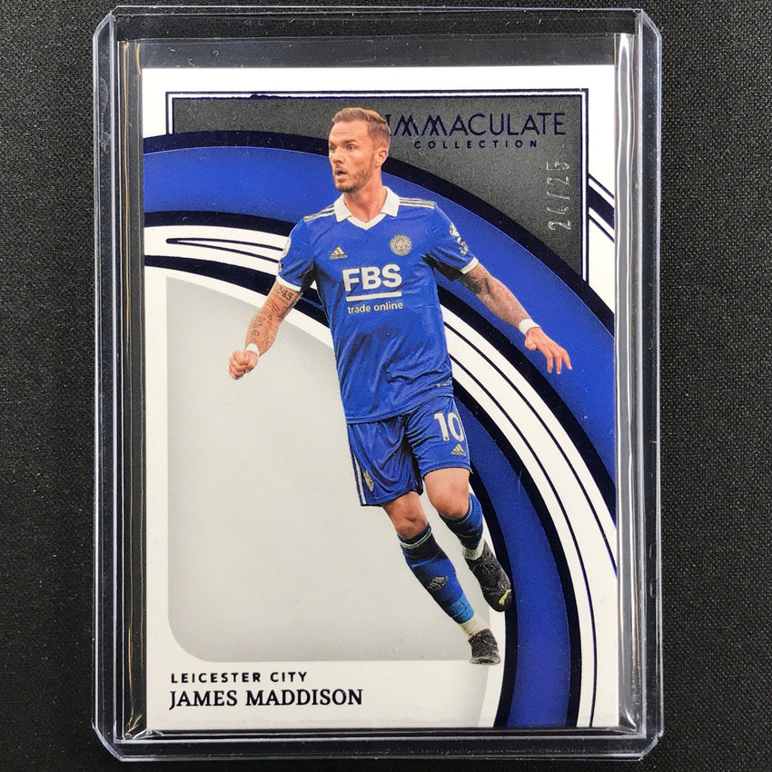 2022-23 Immaculate James Maddison Base Sapphire 24/25