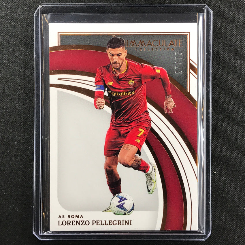 2022-23 Immaculate Lorenzo Pellegrini Base Bronze 27/75