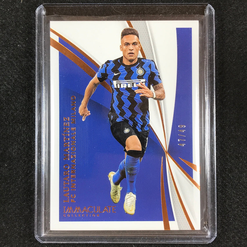2021 Immaculate Lautaro Martinez Base Bronze 47/49