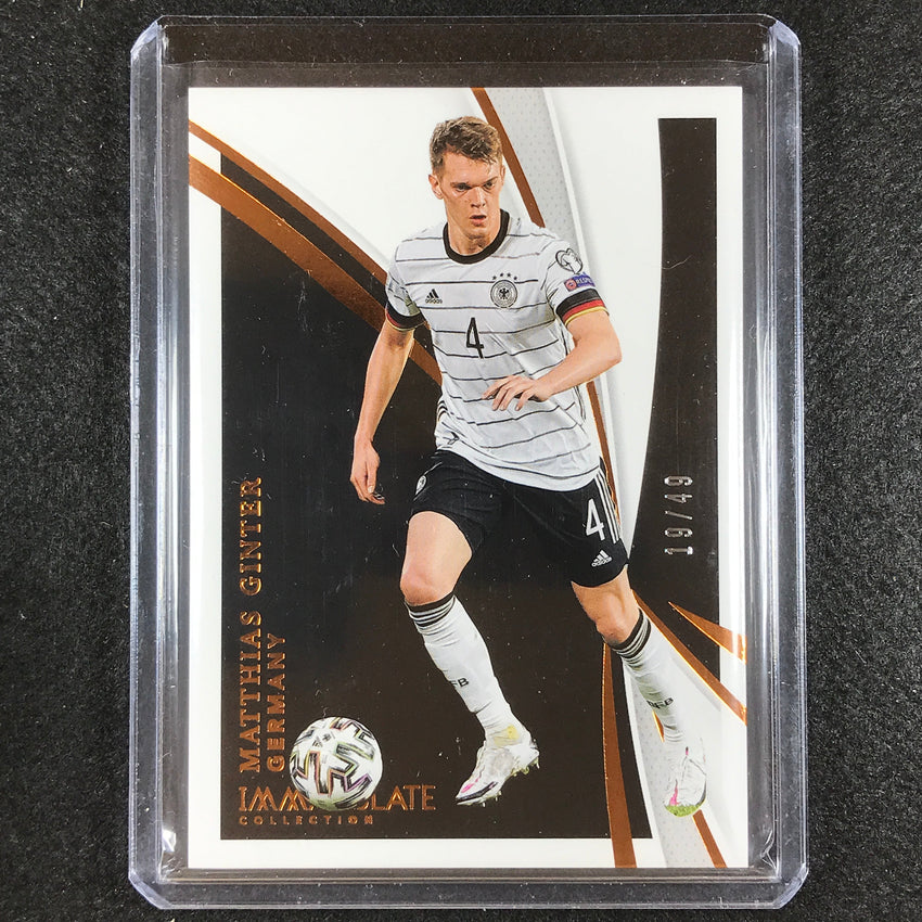 2021 Immaculate Matthias Ginter Base Bronze 19/49