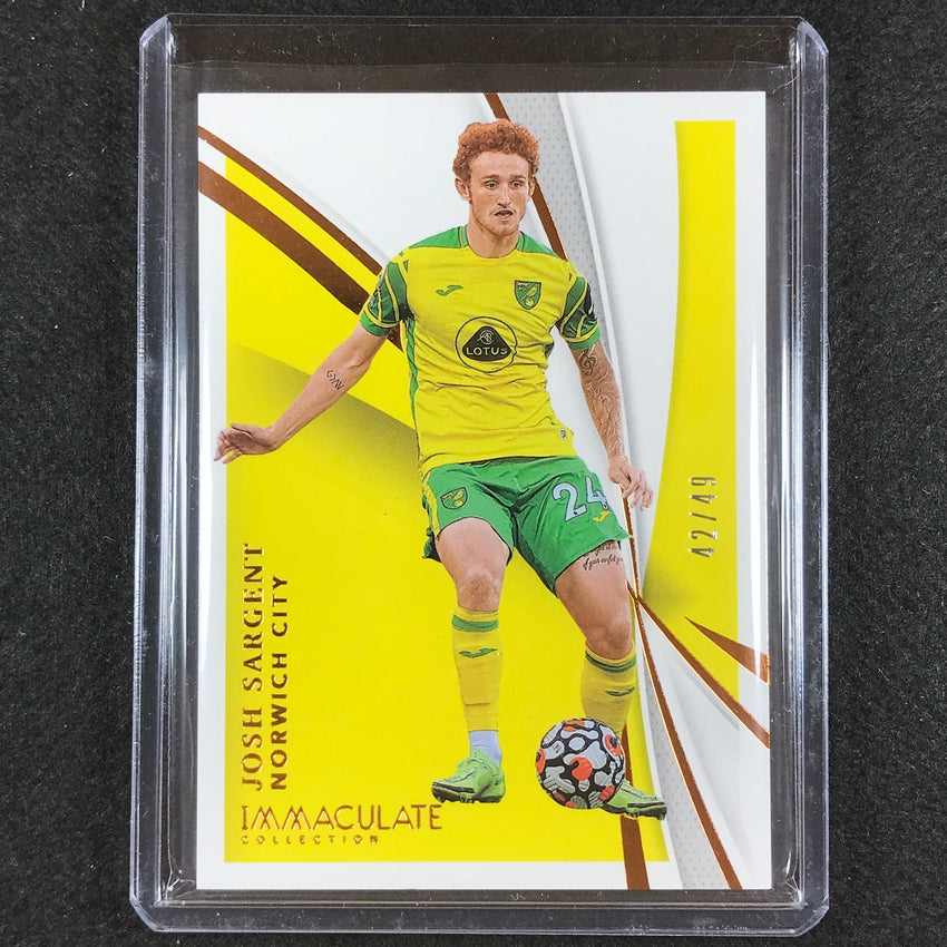 2021 Immaculate Josh Sargent Base Bronze 42/49