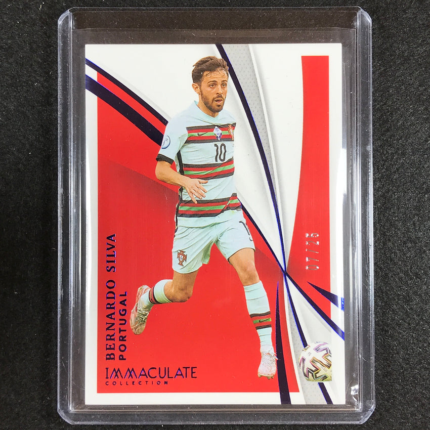 2021 Immaculate Bernardo Silva Base Sapphire 7/25