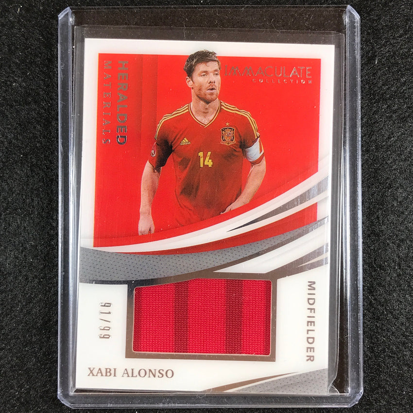 2021 Immaculate Xabi Alonso Heralded Materials Relic Silver 91/99