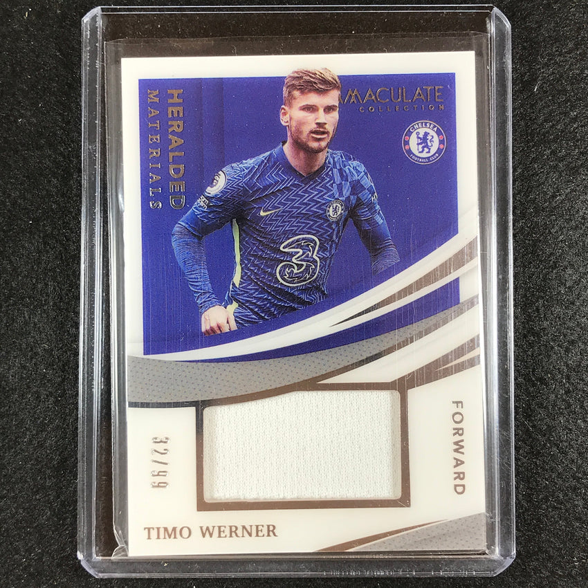 2021 Immaculate Timo Werner Heralded Materials Relic Silver 32/99