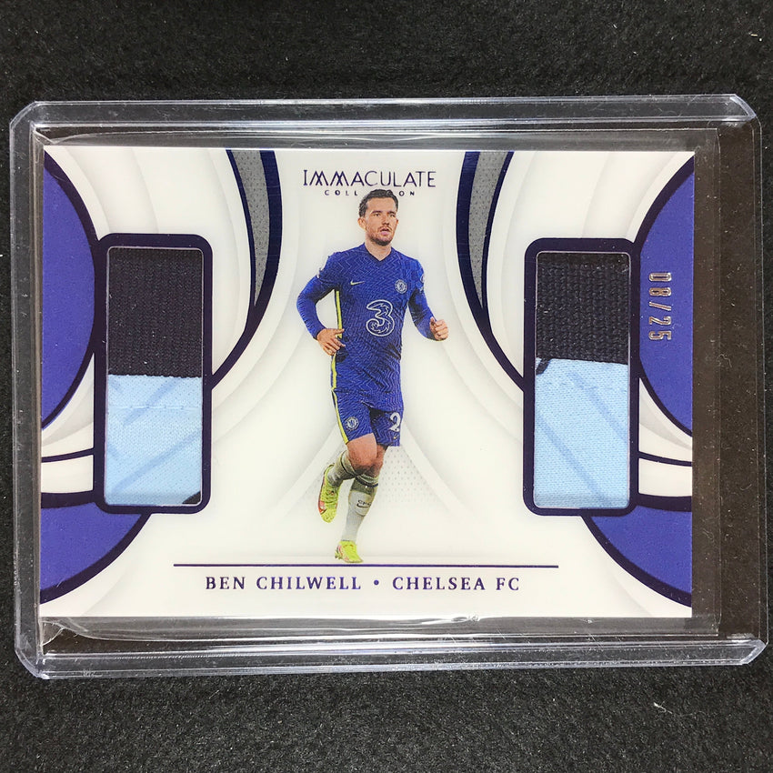 2021 Immaculate Ben Chilwell Jumbo Dual Patches Sapphire 8/25