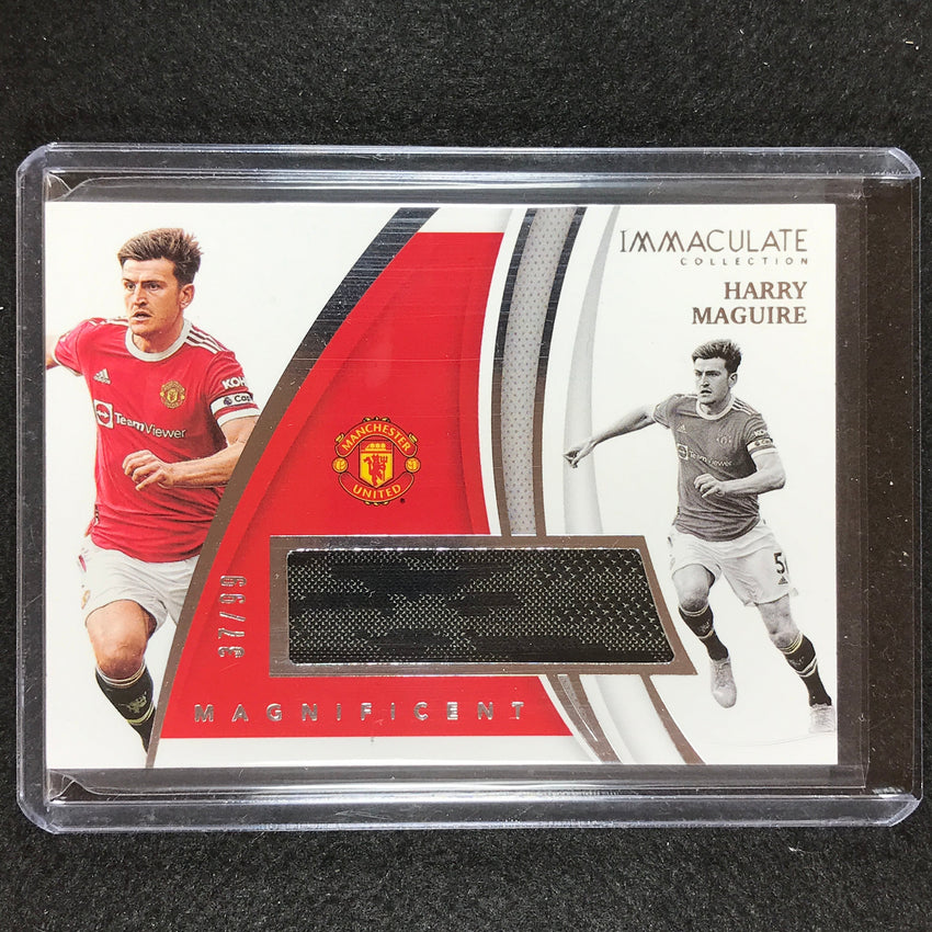 2021 Immaculate Harry Maguire Magnificent Memorabilia Jersey Relic Silver 37/99