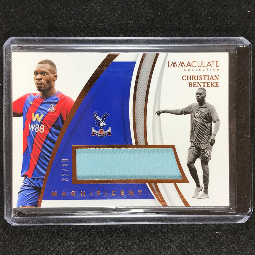 2021 Immaculate Christian Benteke Magnificent Memorabilia Jersey Relic 32/49