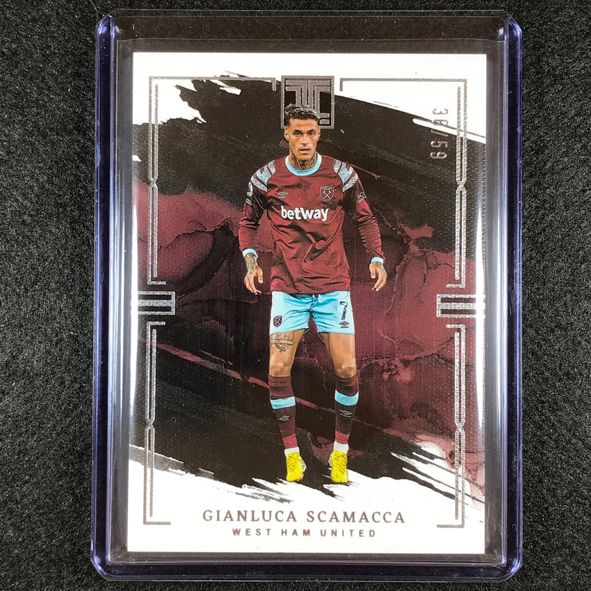 2022-23 Impeccable Epl Gianluca Scamacca Base Silver 36/59