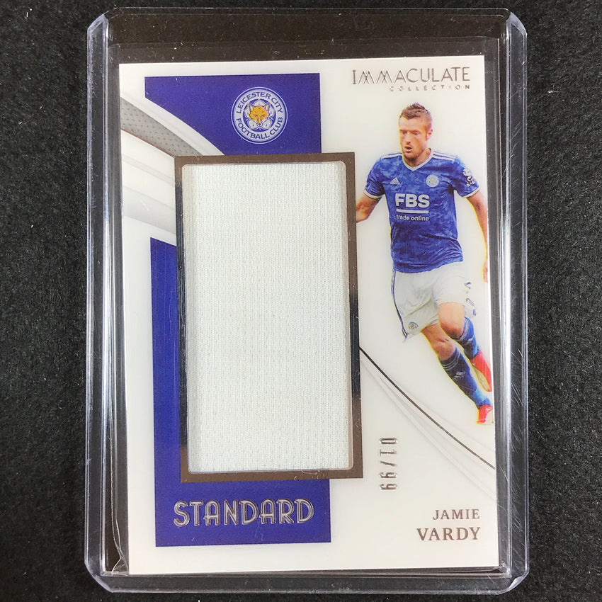 2021 Immaculate Jamie Vardy Standard Jersey Relic Silver 1/99
