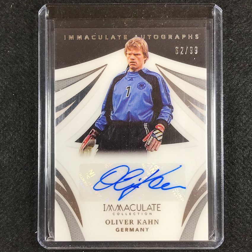 2021 Immaculate Oliver Kahn Immaculate Auto Acetate Silver 62/99