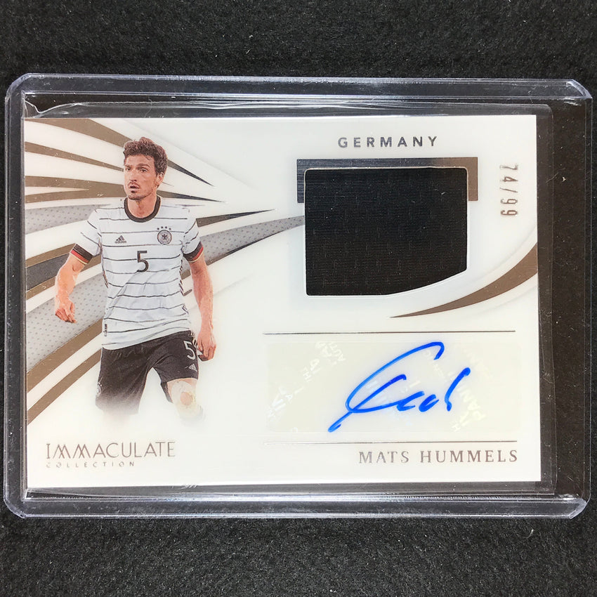 2021 Immaculate Mats Hummels Memorabilia Autographs Relic Auto Silver 74/99