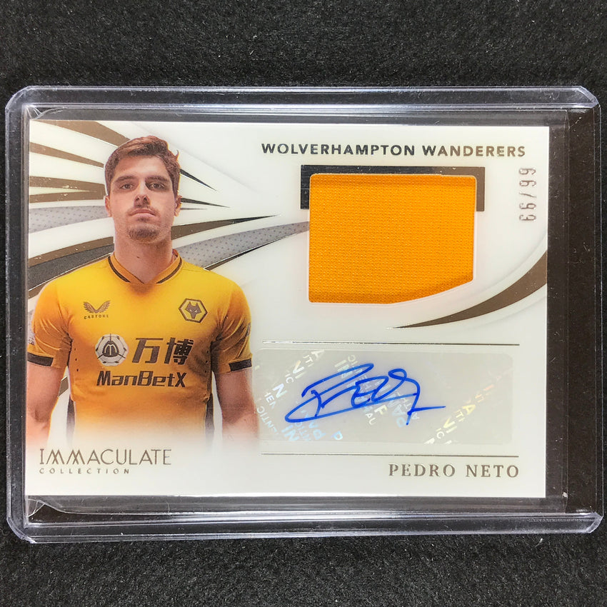 2021 Immaculate Pedro Neto Memorabilia Autographs Relic Auto Silver 66/99