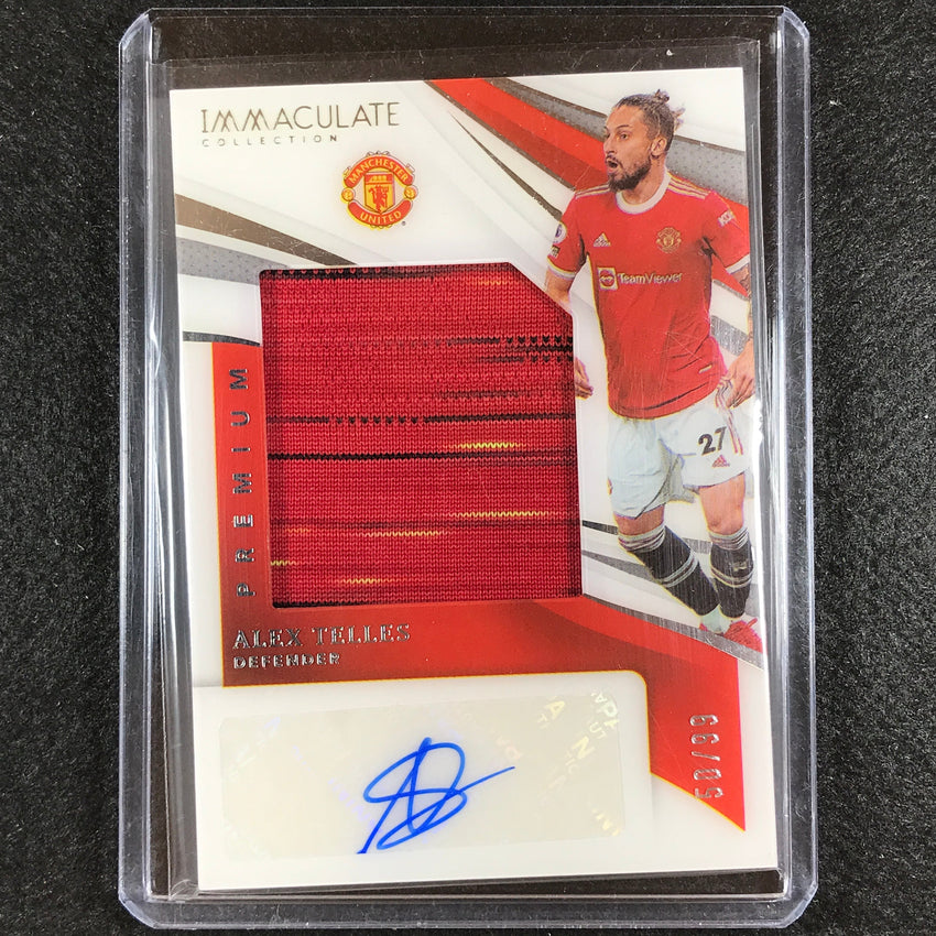 2021 Immaculate Alex Telles Premium Swatch Jersey Auto Silver 50/99