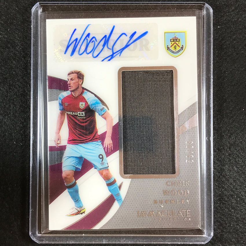 2021 Immaculate Chris Wood Superior Swatch Signatures Relic Auto Silver 58/99