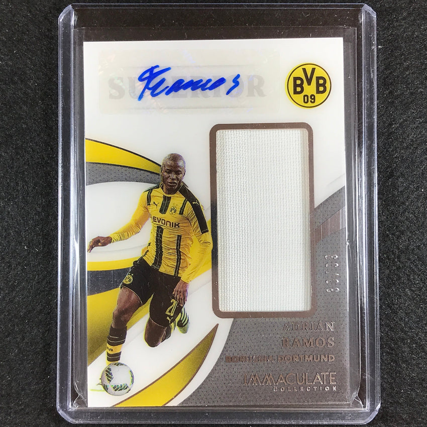 2021 Immaculate Adrian Ramos Superior Swatch Signatures Relic Auto Silver 38/99