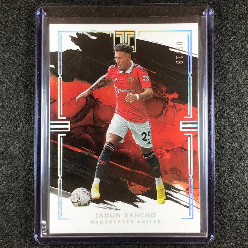 2022-23 Impeccable Epl Jadon Sancho Base Holo Silver 9/18