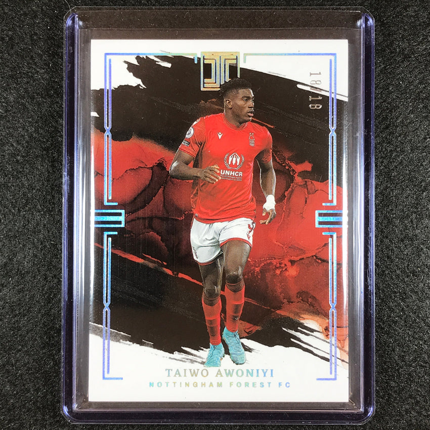 2022-23 Impeccable Epl Taiwo Awoniyi Base Holo Silver 18/18
