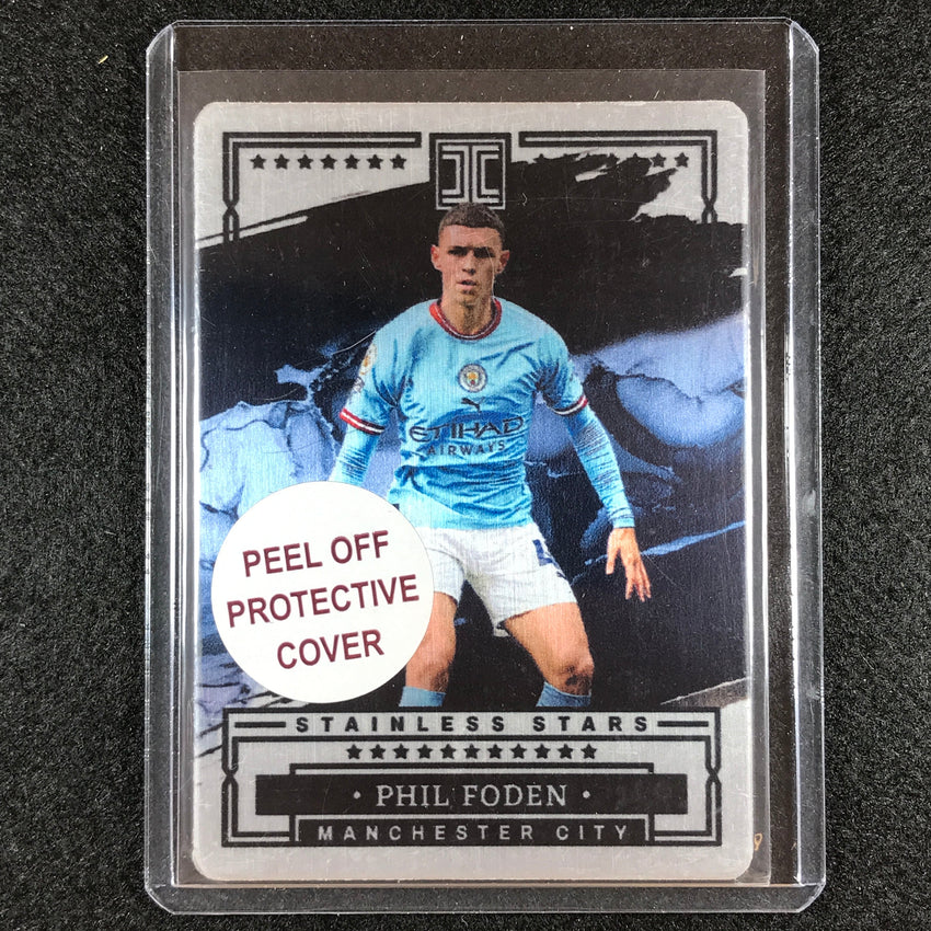 2022-23 Impeccable Epl Phil Foden Stainless Stars Metal Black 1/1