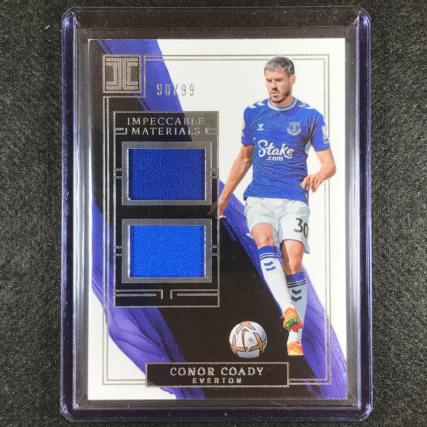 2022-23 Impeccable Epl Conor Coady Dual Materials Jersey Relic Silver 90/99