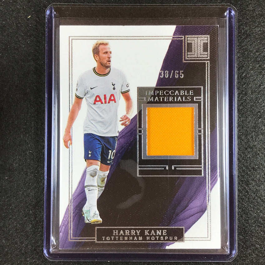 2022-23 Impeccable Epl Harry Kane Materials Jersey Relic Silver 38/65