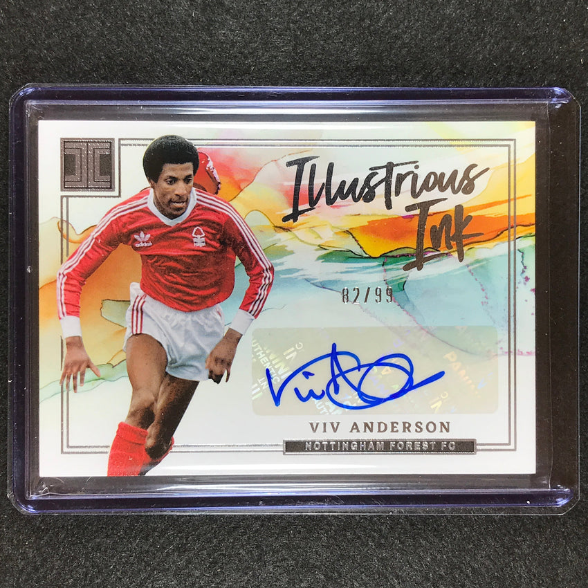 2022-23 Impeccable Epl Viv Anderson Illustrious Ink Auto Silver 82/99