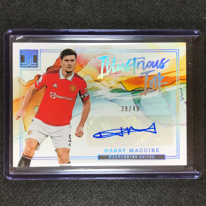 2022-23 Impeccable Epl Harry Maguire Illustrious Ink Auto Holo Silver 39/49