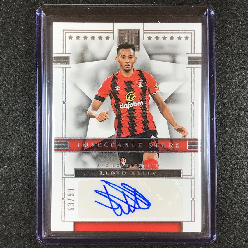 2022-23 Impeccable Epl Lloyd Kelly Impeccable Stars Auto Silver 63/99