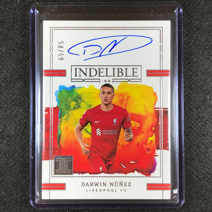 2022-23 Impeccable Epl Darwin Nunez Indelible Ink Auto Silver 58/59