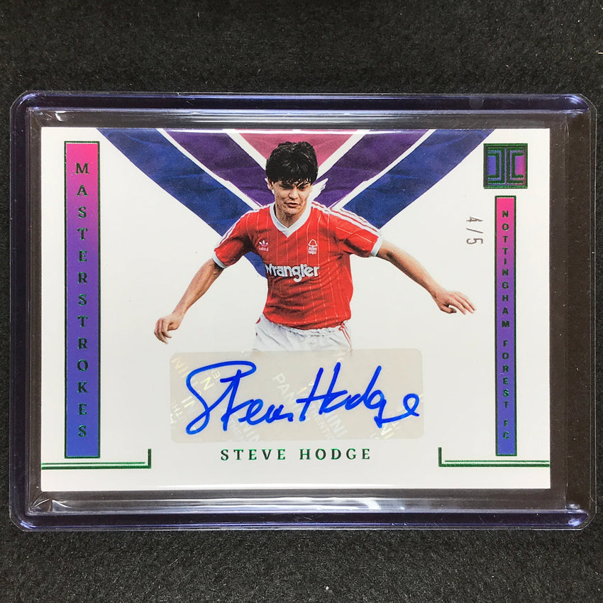2022-23 Impeccable Epl Steve Hodge Masterstrokes Auto Emerald Green 4/5