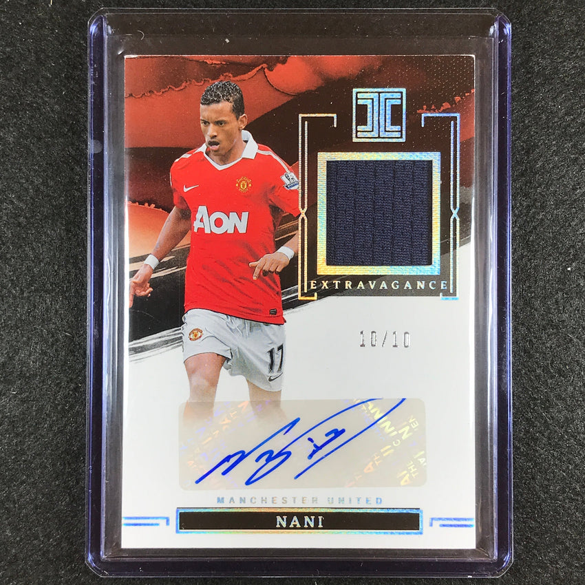 2022-23 Impeccable Epl Nani Extravagance Memorabilia Relic Auto Silver 10/10
