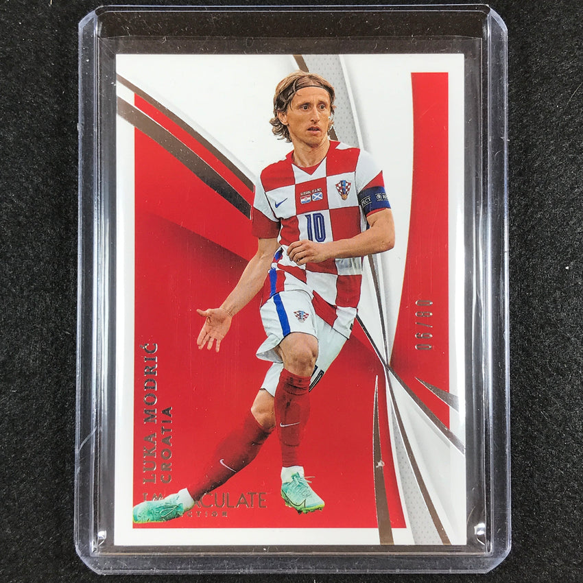 2021 Immaculate Luka Modric Base Silver 6/80