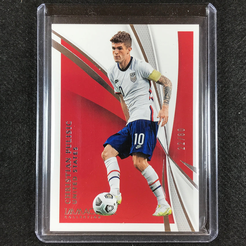 2021 Immaculate Christian Pulisic Base Silver 22/80