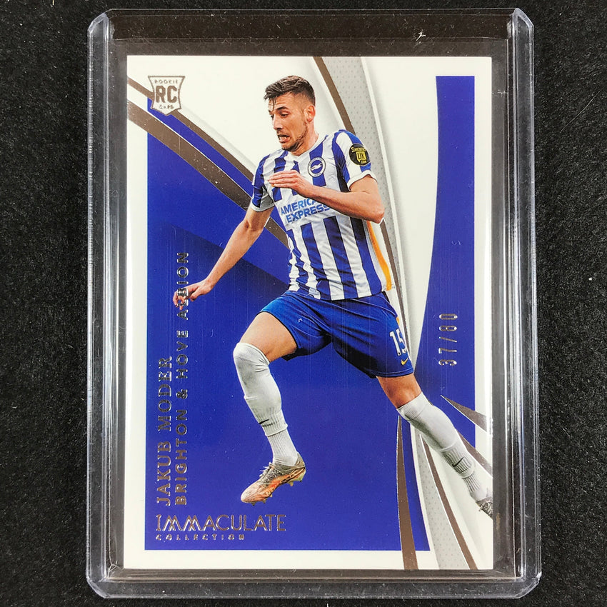 2021 Immaculate Jakub Moder Rookie Base Silver 37/80