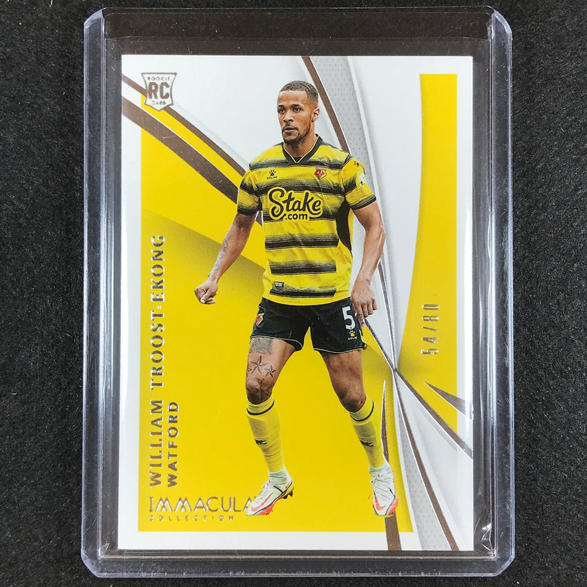 2021 Immaculate William Troost-ekong Rookie Base Silver 54/80