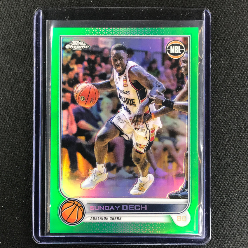 2022-23 Topps Chrome Nbl Sunday Dech Green /99 No 2